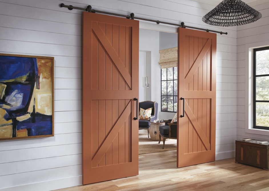 Modern barn door