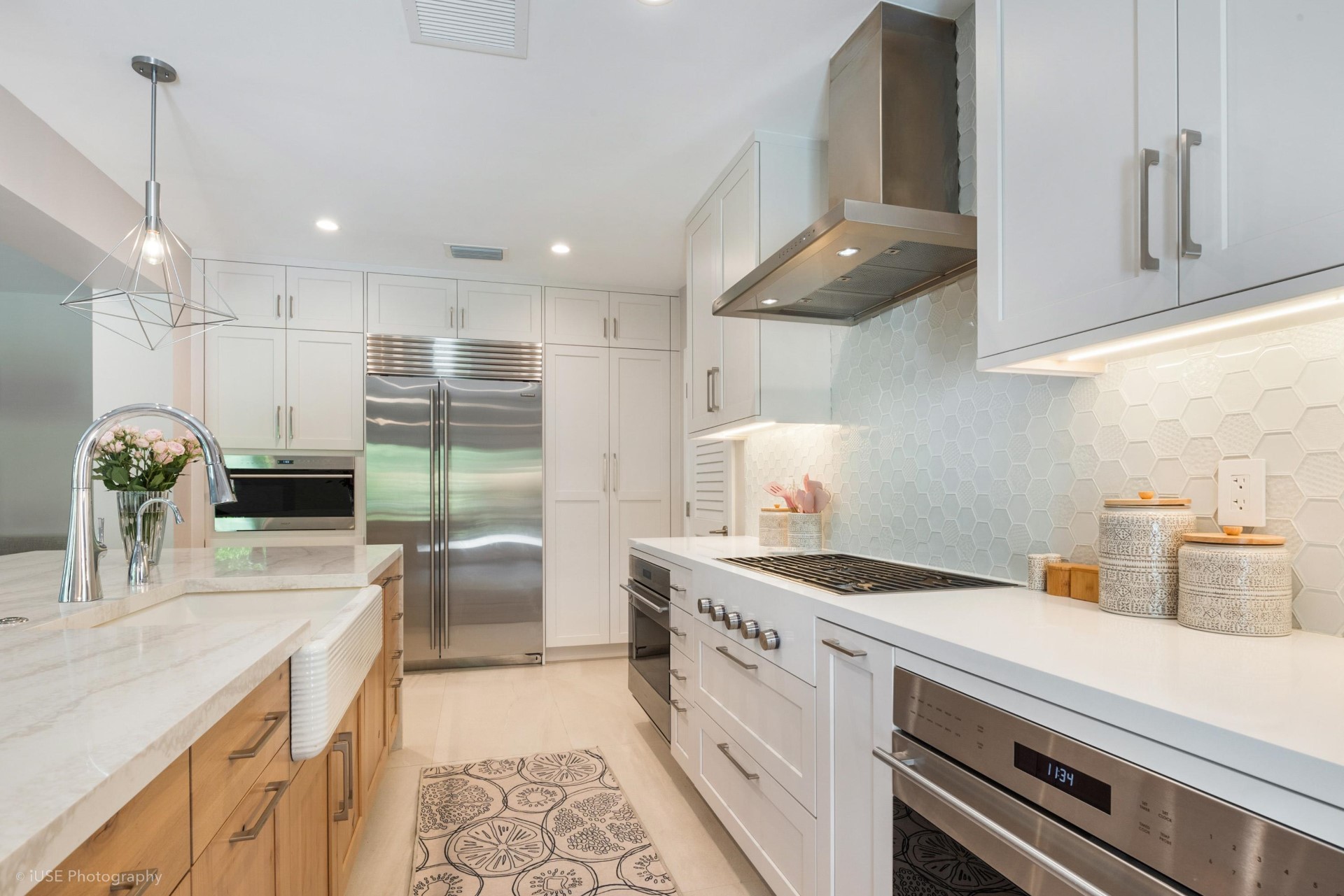 Apron Sink in Kitchen After Kitchen Remodeling in Pinecrest, Palmetto Bay, Coral Gables, Ocean Reef, Miami Beach, and Miami